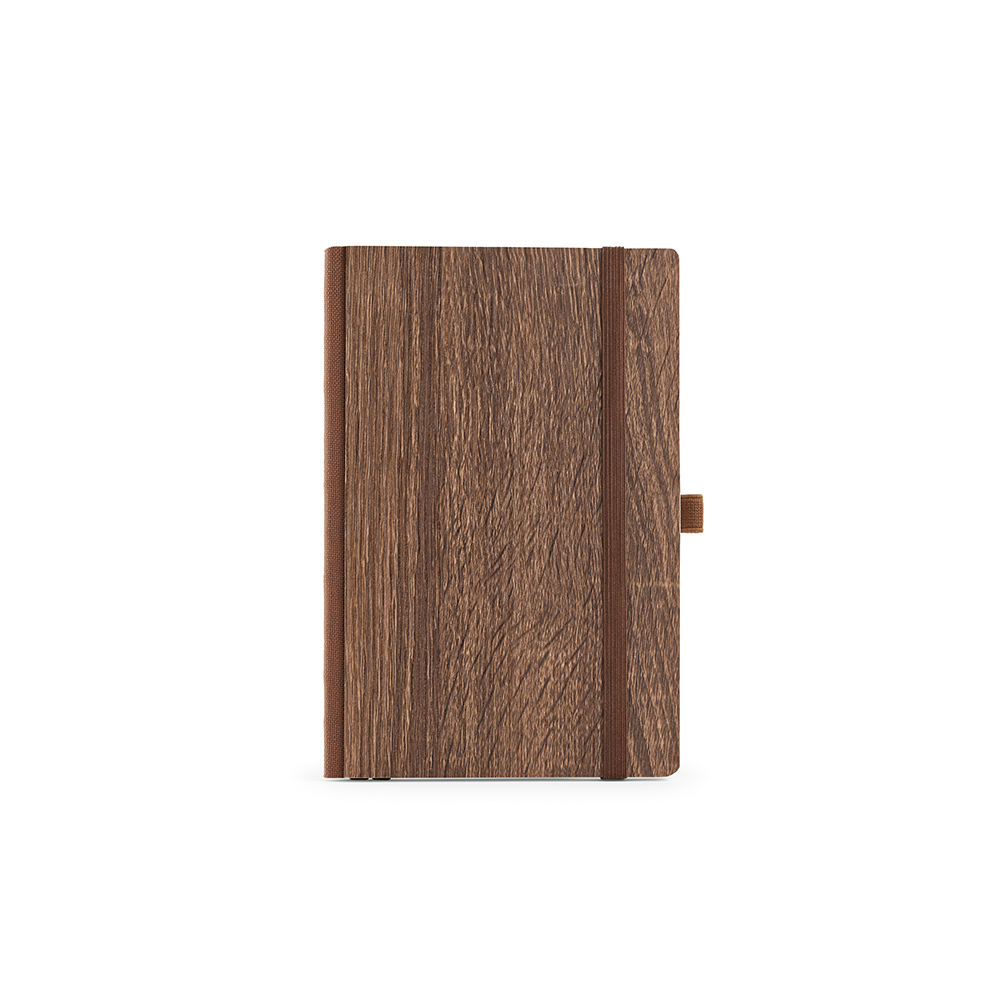 Carnet en bois personnalisé A5 Steinbeck Marron foncé